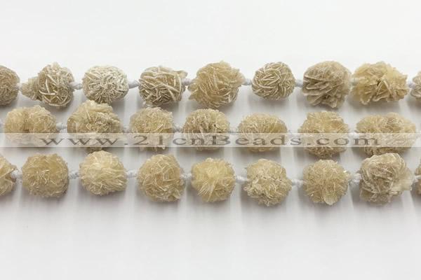 CCB951 15.5 inches 16mm - 22mm nugget desert rose crystal beads