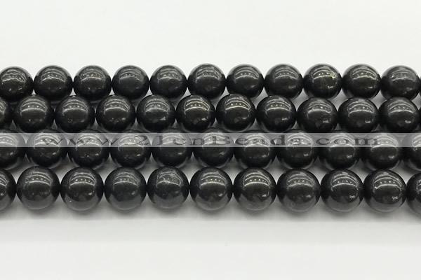 CCB968 15 inches 12mm round shungite gemstone beads wholesale