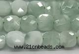 CCB974 15.5 inches 6*6mm faceted square angel skin beads