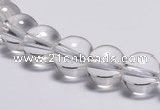 CCC03 15 inches 10mm round white crystal beads Wholesale