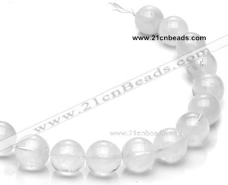 CCC11 15.5 inches 18mm round white crystal beads Wholesale