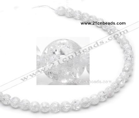 CCC14 grade A 8mm round white crystal beads Wholesale