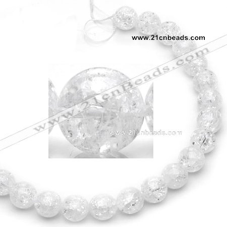 CCC17 14mm round grade A white crystal beads Wholesale