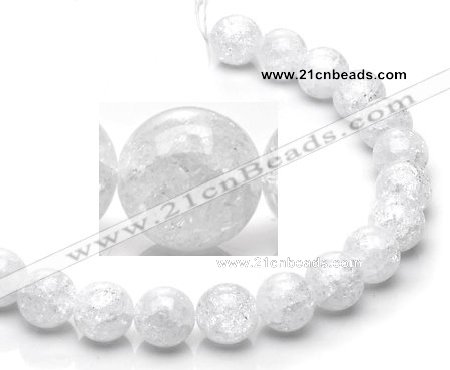 CCC18 16mm round grade A white crystal beads Wholesale