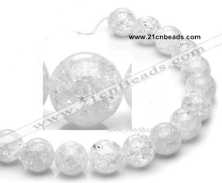 CCC19 18mm round grade A white crystal beads Wholesale