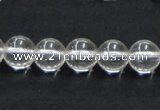 CCC203 15.5 inches 10mm round grade AB natural white crystal beads