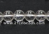 CCC204 15.5 inches 12mm round grade AB natural white crystal beads