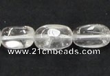 CCC222 10*16mm nugget grade AB natural white crystal beads