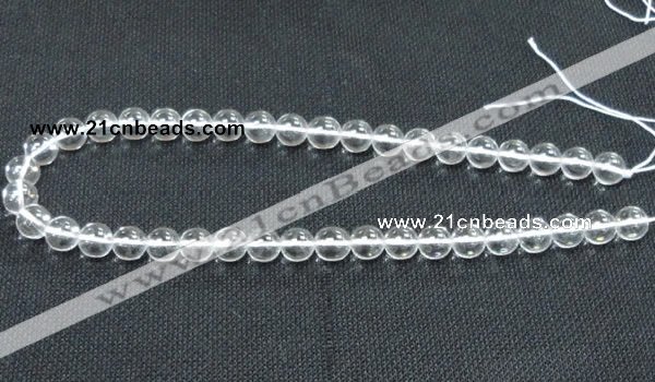 CCC259 15.5 inches 10mm round grade A natural white crystal beads