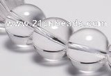 CCC32 15.5 inches 18mm round synthetic white crystal beads