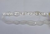 CCC755 15.5 inches 18*25mm - 25*35mm freeform white crystal beads