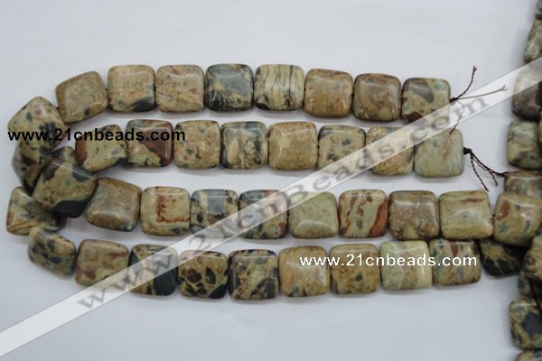 CCD02 15.5 inches 20*20mm square cordierite beads wholesale