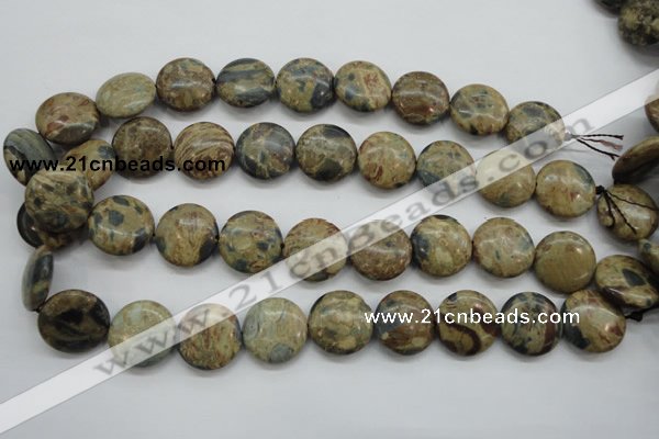 CCD04 15.5 inches 20mm flat round cordierite beads wholesale