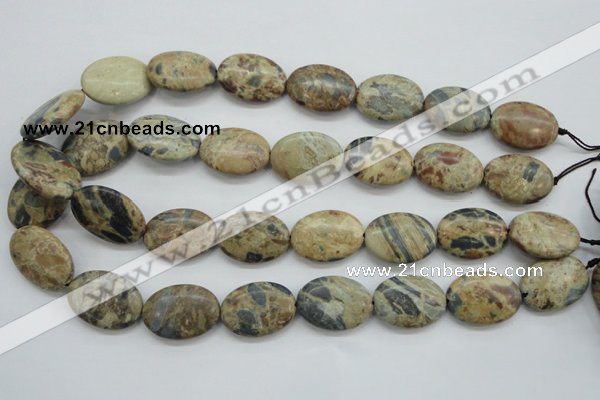 CCD06 15.5 inches 18*25mm oval cordierite beads wholesale