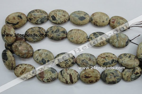 CCD07 15.5 inches 22*30mm oval cordierite beads wholesale