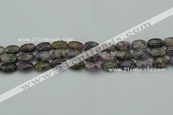 CCG102 15.5 inches 12*16mm oval charoite gemstone beads