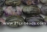 CCG103 15.5 inches 13*18mm oval charoite gemstone beads