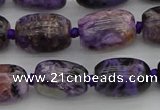 CCG112 15.5 inches 12*16mm drum charoite gemstone beads