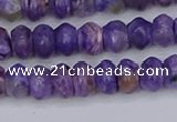 CCG116 15.5 inches 4*7mm rondelle charoite gemstone beads