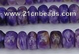 CCG117 15.5 inches 5*9mm rondelle charoite gemstone beads