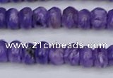 CCG121 15.5 inches 4*7mm rondelle charoite gemstone beads