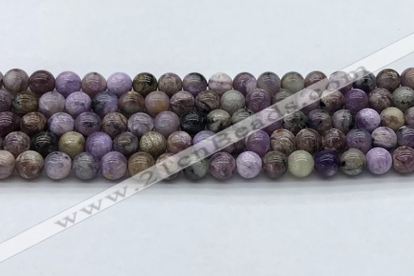 CCG132 15.5 inches 6mm round natural charoite gemstone beads