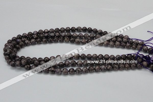 CCG20 15.5 inches 8mm round natural charoite gemstone beads