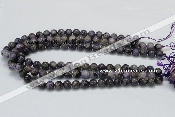 CCG21 15.5 inches 10mm round natural charoite gemstone beads