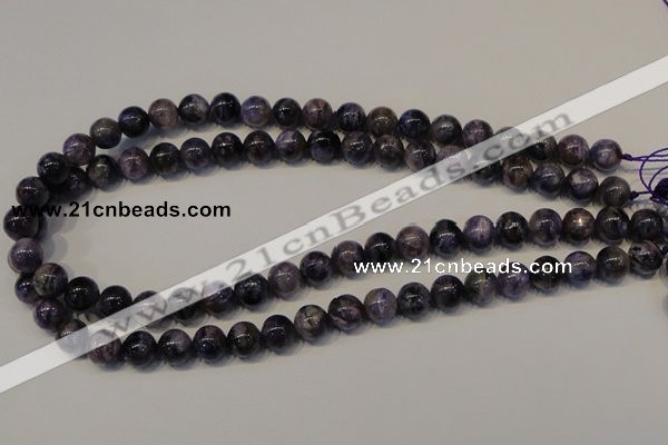 CCG27 15.5 inches 10mm round natural charoite gemstone beads