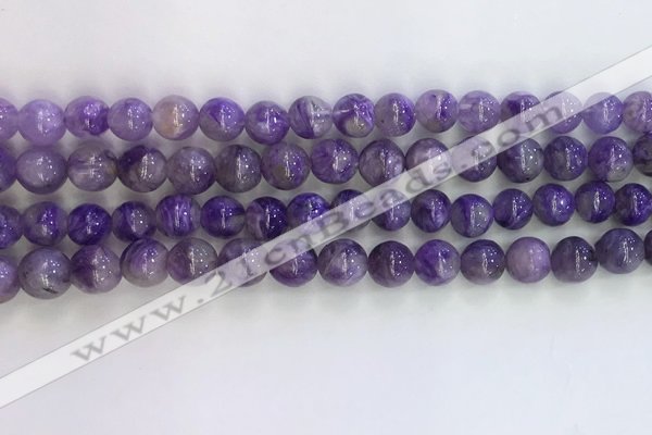 CCG301 15.5 inches 6mm round natural charoite gemstone beads