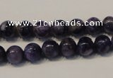 CCG31 15.5 inches 8mm round natural charoite gemstone beads