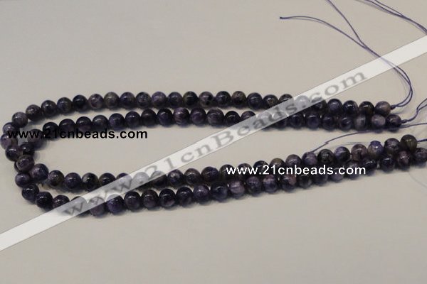 CCG31 15.5 inches 8mm round natural charoite gemstone beads