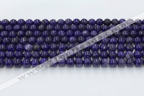 CCG315 15.5 inches 6mm round dyed charoite gemstone beads