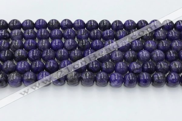 CCG316 15.5 inches 8mm round dyed charoite gemstone beads