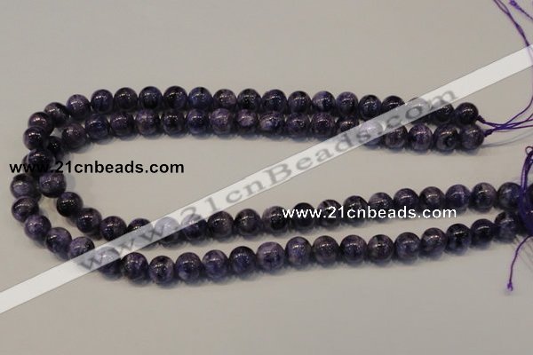 CCG32 15.5 inches 10mm round natural charoite gemstone beads