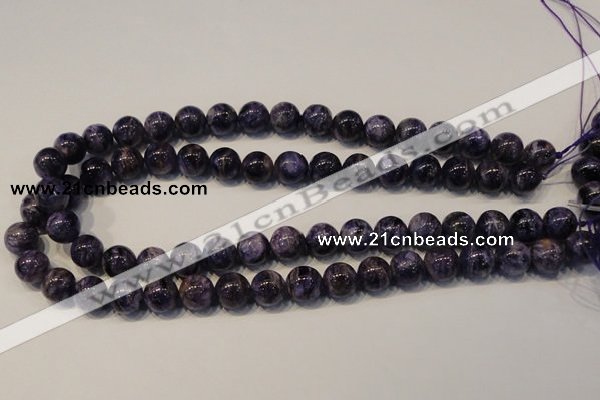 CCG33 15.5 inches 12mm round natural charoite gemstone beads