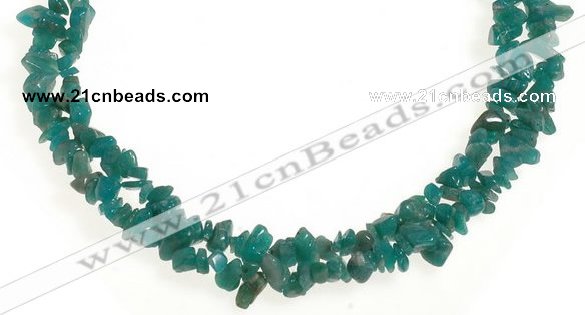 CCH21 34 inches amazonite chips gemstone beads wholesale