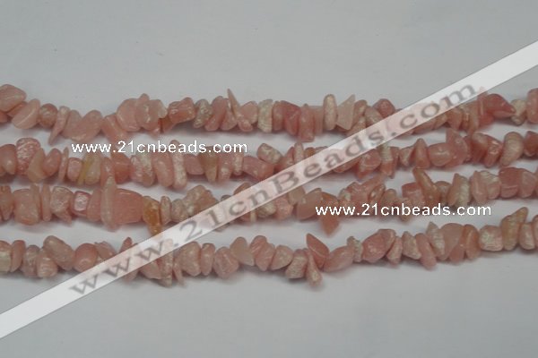 CCH224 34 inches 5*8mm pink opal chips gemstone beads wholesale