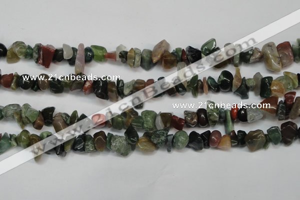 CCH230 34 inches 5*8mm Indian agate chips gemstone beads wholesale