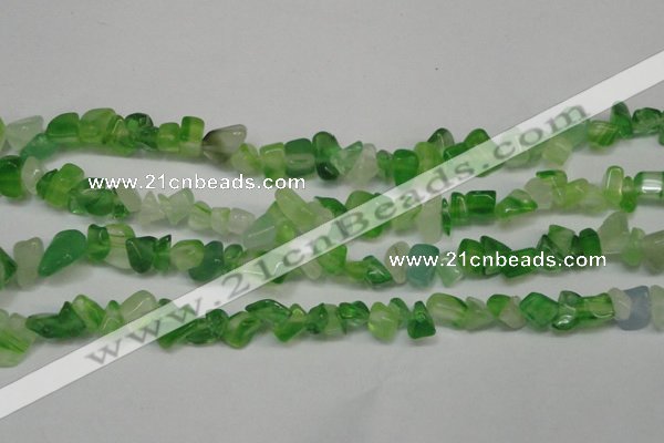 CCH239 34 inches 5*8mm synthetic crystal chips beads wholesale