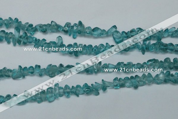 CCH254 34 inches 5*8mm synthetic crystal chips beads wholesale