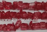 CCH262 34 inches 4*6mm synthetic crack crystal chips beads wholesale