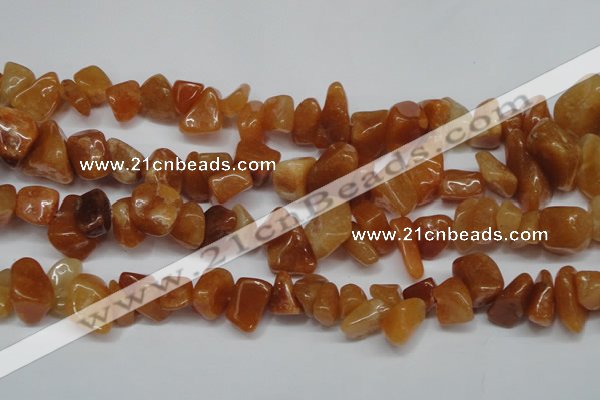 CCH270 34 inches 8*12mm red aventurine chips gemstone beads wholesale