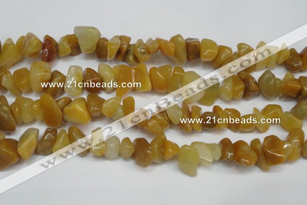 CCH271 34 inches 8*12mm yellow aventurine chips gemstone beads wholesale