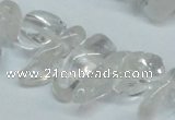 CCH290 34 inches 8*12mm white crystal chips gemstone beads wholesale