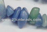 CCH295 34 inches 8*12mm dyed gemstone chips beads wholesale