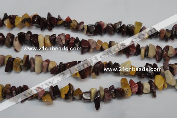 CCH297 34 inches 8*12mm mookaite chips gemstone beads wholesale