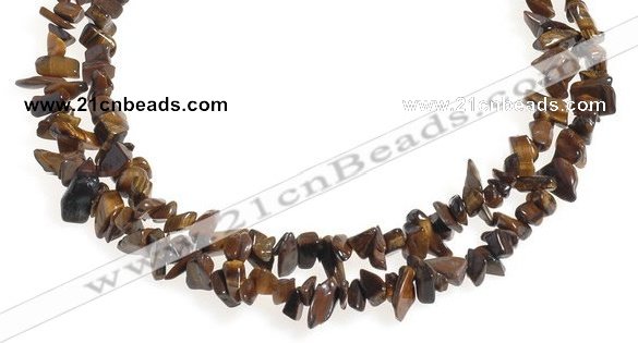 CCH30 34 inches tigers Eye chips gemstone beads wholesale