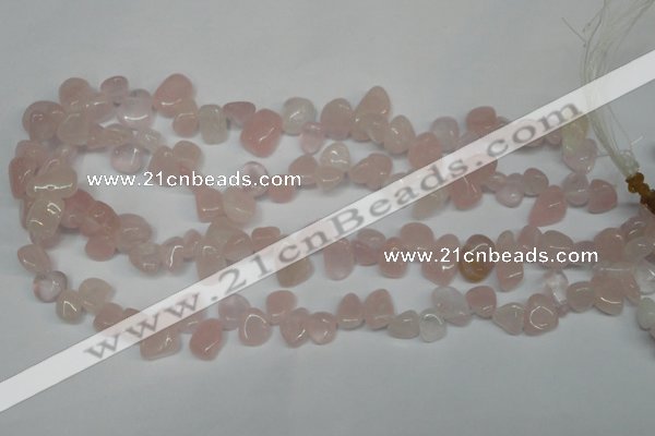 CCH311 15.5 inches 10*15mm rose quartz chips gemstone beads wholesale