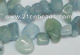 CCH319 15.5 inches 10*15mm aquamarine chips gemstone beads wholesale